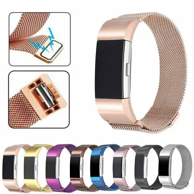 For Fitbit Charge 2 Steel Band Replacement Wristband Watch Strap Bracelets • $12.23