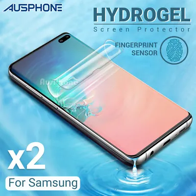 Hydrogel Screen Protector For Samsung S24 S23 S22 S21 S20 S10 Ultra Plus Note 20 • $4.49
