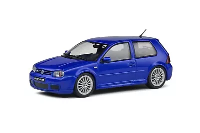 1/43 Volkswagen Golf IV R32 Blue 2003 Diecast Model Car By Solido S4313601 • $59.89