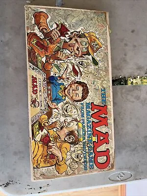 VINTAGE 1979 THE MAD MAGAZINE GAME By PARKER BROTHERS All Pieces & $ Included • $23.50