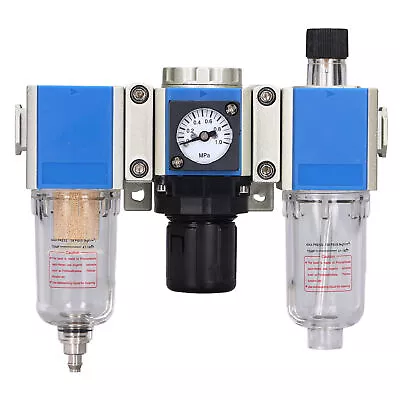Compressed Air Filter Regulator Lubricator Combo Water Oil Separator 3 In 1 MFS • $45.03