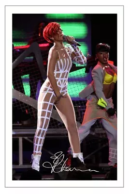 £2.99 • Buy Rihanna Signed Photo Print Autograph Music Anti