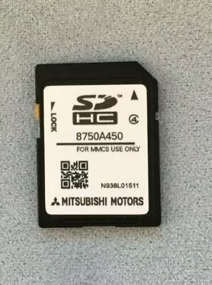 MITSUBISHI MMCS 2022 - 2023 SD CARD NAV SAT NAV MAP EUROPE 8750A450 Latest • $55.84