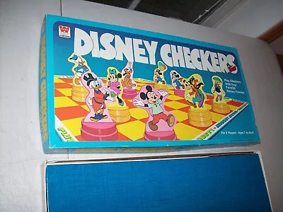 Vintage 1977 Walt Disney Checkers Mickey & Friends COMPLETE Excellent • $16.95