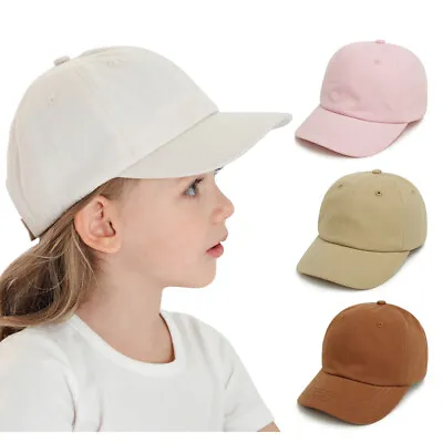 Baby Fashion Cap Sun Protection Kids Hat Adjustable Travel Boy Girl Baseball Cap • £4.34