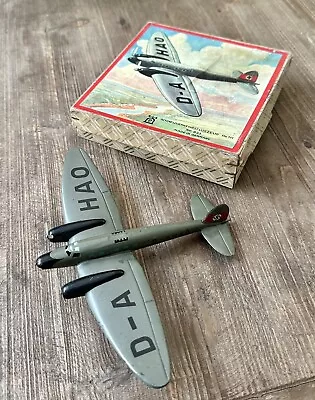 Vintage 1930s Lehmann No. 831 German Heinkel Bomber Tin Toy Airplane In Box • $575