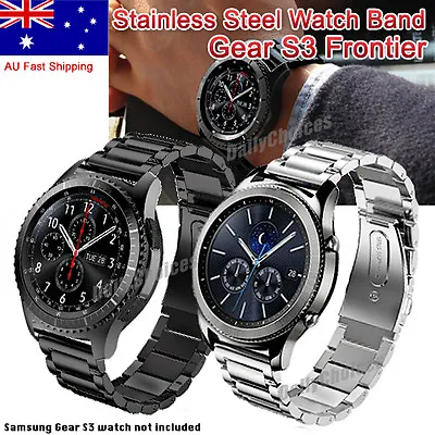 For Samsung Gear S3 Frontier/Classic Stainless Steel Luxury Wristband Band Strap • $10.49