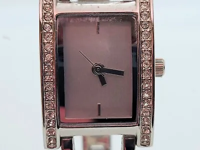 £3 • Buy H114-ladies Timewear Diamonte Gem Bezel Wristwatch-new Battery