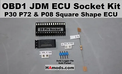 JDM OBD1 ECU Chipping KIT For P30 P72 & P08 Square ECU Surface Mount Set Honda • $19.16