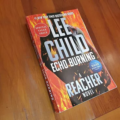 Very CLEAN Echo Burning A Jack Reacher Novel Lee Child Trade PB NF-/VG+ Spotless • $7.47