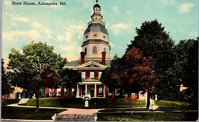 Postcard~Annapolis Maryland~State House~c~1914~Unposted • $4.75