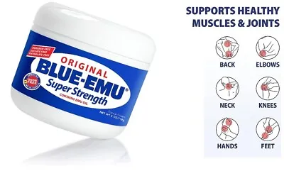 $29.89 • Buy Emu Super Strength Muscle And Joint Deep Soothing Original Analgesic Cream, 4 Oz