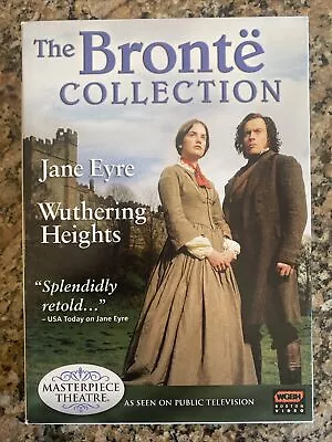 Masterpiece Theatre Bronte Collection Jane Eyre Wuthering Heights Like New 3 DVD • $18.88