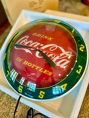 Vintage Style Retro Coca Cola (coke) Double Bubble Advertising Electric Clock • $799.99