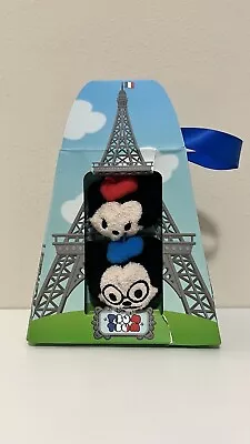 Disney Store Tsum Tsum 3.5  Mini Plush Mickey & Minnie Mouse Paris Box Set • $19.99