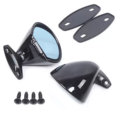 $49 • Buy 1 Pair Vintage Classic Universal Car Racing Door Side Rearview Wing Mirrors 2PCS