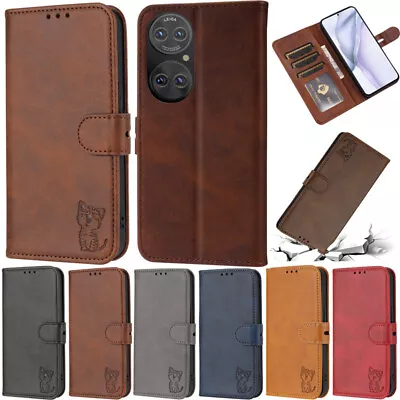 For Huawei Y9 Prime 2019 P50 P40 Lite Nova 6 SE Wallet Leather Flip Case Cover • $15.39