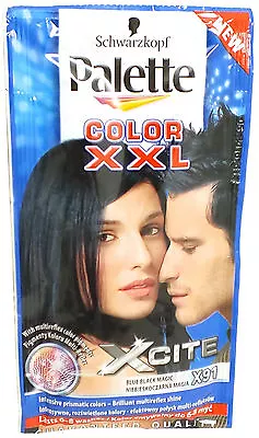 Schwarzkopf Palette Color XXL Xcite Hair Colour Dye Colours Sachet 6-8 Wash 25ml • £2.44