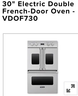 Viking VDOF730 30 Inch French Door Double Wall Oven • $3000