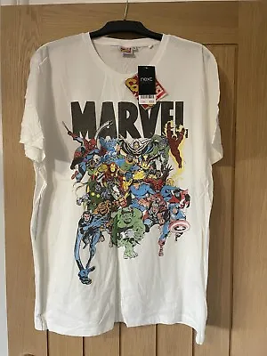 Next Men's Casual T-Shirt MARVEL Size X LARGE £22 RRP BNWT • £4.99