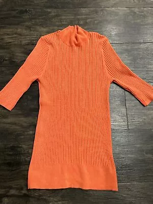 Marilyn Monroe Women’s Coral Pullover Ribbed  Sweater Size L Classic & Stylish ￼ • $19.50