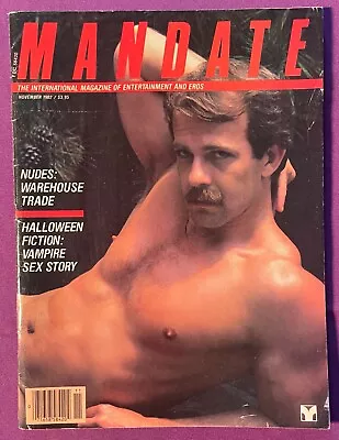 GAY: Vintage 1982 Sexy Male Beefcake Physique Muscle Magazine MANDATE 8/8 • $9.99