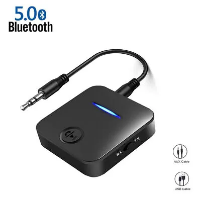 2-in-1 5.0 Bluetooth Wireless Audio Adapter W/ 3.5MM Audio Cable+Micro USB Cable • $13.51