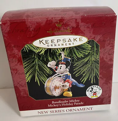 1997 Hallmark Keepsake Ornament Bandleader Mickey New Series Disney M Mouse VTG • $9.31