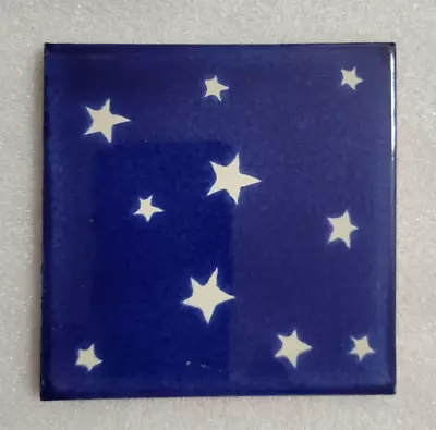 Glossy  Blue Starry Night  Mexican Talavera Ceramic Tiles 4x4 • $5.75