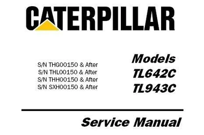 $86.53 • Buy Complete Service Repair Manual For Caterpillar Cat TL642C TL943C Telehandler