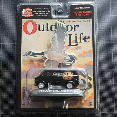 Outdoor Life Racing Champions Chevrolet Chevy Black Van Heading South Magazine • $5.99