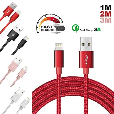 Charging Cable For Apple IPad 10.2 USB Fast Charger Sync Data Lead UK • £3.95