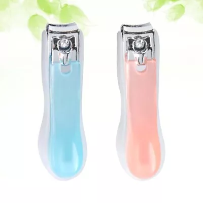 2pcs Nail Clipper Toe Finger Manicure Metal Nail Manicure Baby Nail Clippers • £6.99