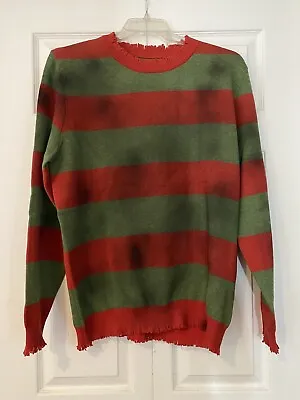 £141.53 • Buy Freddy Krueger Sweater Nightmare Elm Street 2 Jason Myers Leatherface Glove Mask