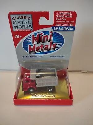 1/87 Mini Metals 53 White 3000 Dump Truck In Original Packaging From 2000 • $15