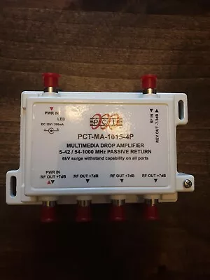 PCT MA-1015-1P Multimedia Drop Amplifier 5-42/54-1000MHz Passive Return • $33