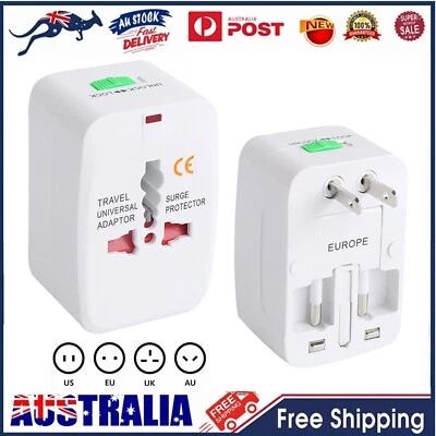 $11.59 • Buy Universal International Travel Power Adapter Convertor Plug Power US/UK/AU/EU