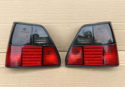 VW Golf Mk2 GTI GTD 16v Hella Red Black Half Tint Rear Lights Pair • $252.58