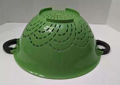 Vintage Green Farberware Large Colander Strainer Plastic  • $19.99