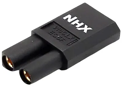 NHX RC One Piece XT90 Male To EC5 Female Connector Adapter Plug Black • $7.95