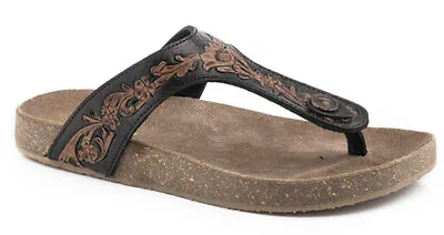 $74.99 • Buy Roper Thong Style Miranda Womens Sandal 0902106072890