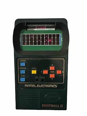 Vintage 1978 Mattel Electronics Handheld Game Football II 2 / Tested & Working • $29.39