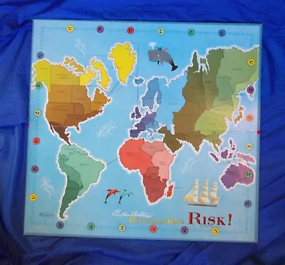 RISK 1968 Board Game Replacement Game Board   • $6.98