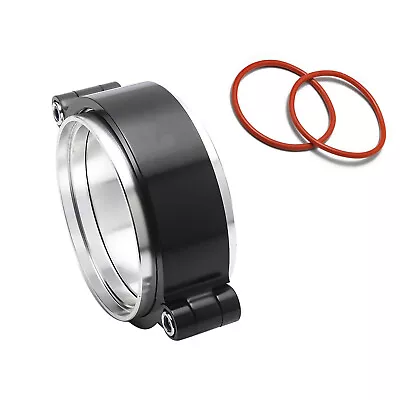 3'' 76mm Aluminum V-Band Clamp With Flange Kits  For Intake Intercooler Pipe • $34.98