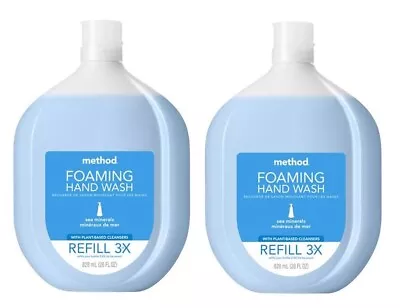 2 Method Sea Minerals Scent Foam Hand Soap Refill 28 Oz Plant Based Cruelty Free • $32.98