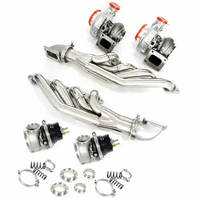 AR.80/.96 Turbo+Exhaust Manifold+Elbow Adapte+wastegate For LS1 LS2 Small Block • $996.39