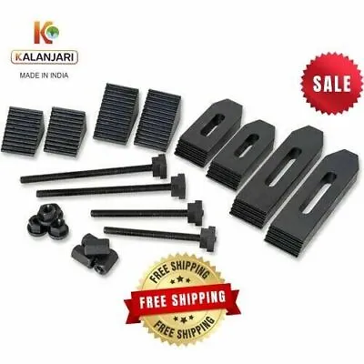 24 Pcs Clamp Kit Set M6 (6 Mm) For Rotary Tables Milling Tables Face Plates • £44.23