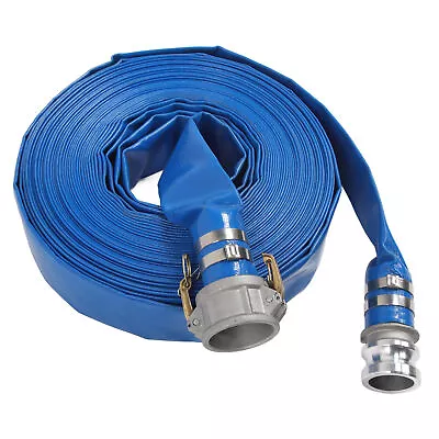 Lay Flat Hose PVC 51mmx1.35mmx30m 6 Bar High Pressure Pump Discharge Hose • $79.99