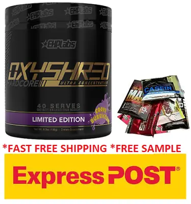 $79.54 • Buy EHPlabs Oxyshred Hardcore Thermo Fatburner Oxy Shred  Limited Edition Stronger.