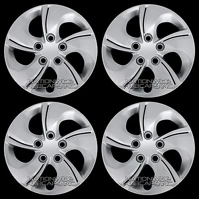 4 New Fit Honda Civic 06-16 15  Bolt On Hub Caps Full Wheel Covers Steel Wheels • $59.99